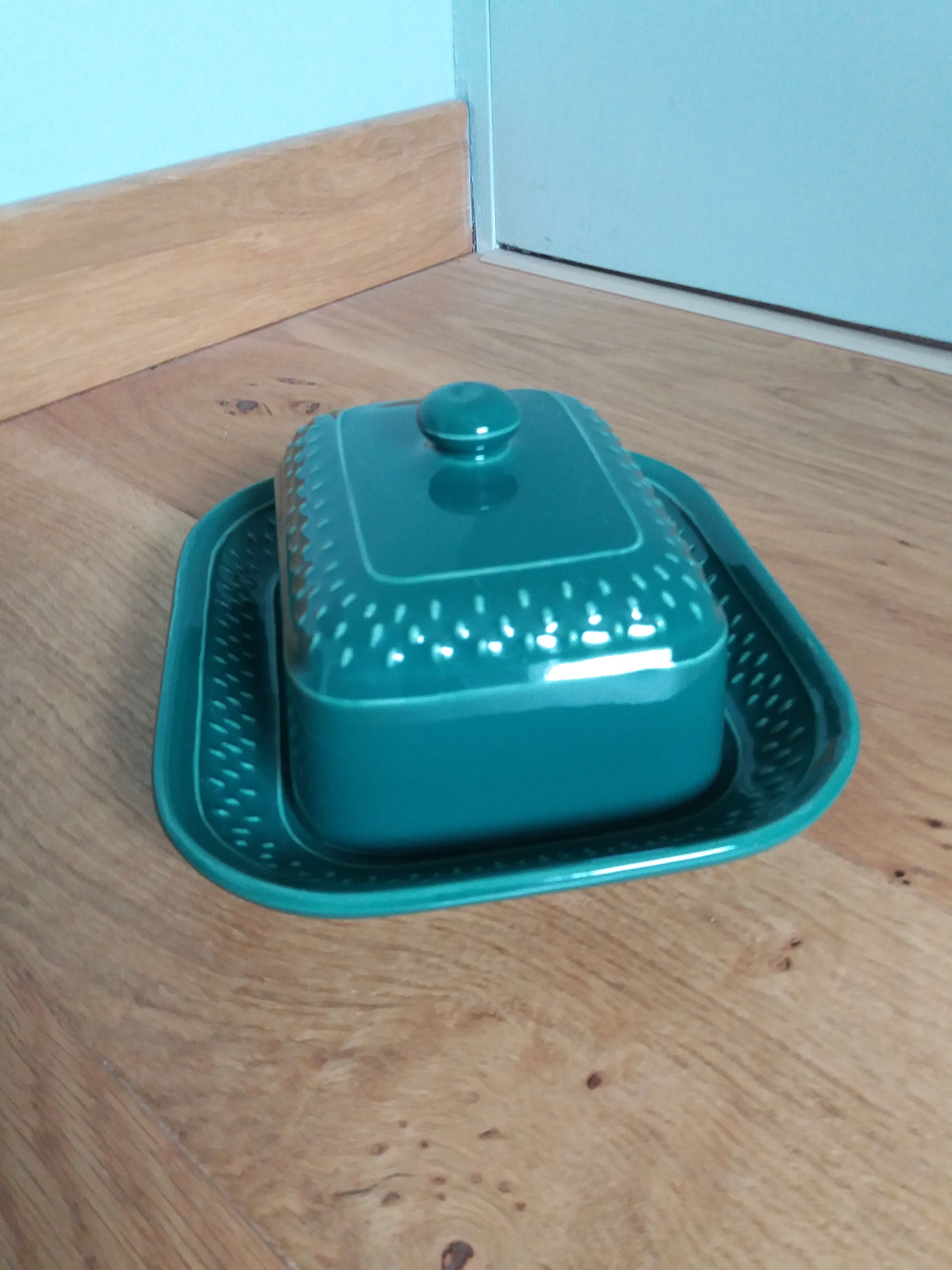 Butter dish Genevieve Lethu, Rice grain collection, 1984