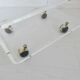 Table en plexiglas design de David Lange pour " Les invisibles du marais "