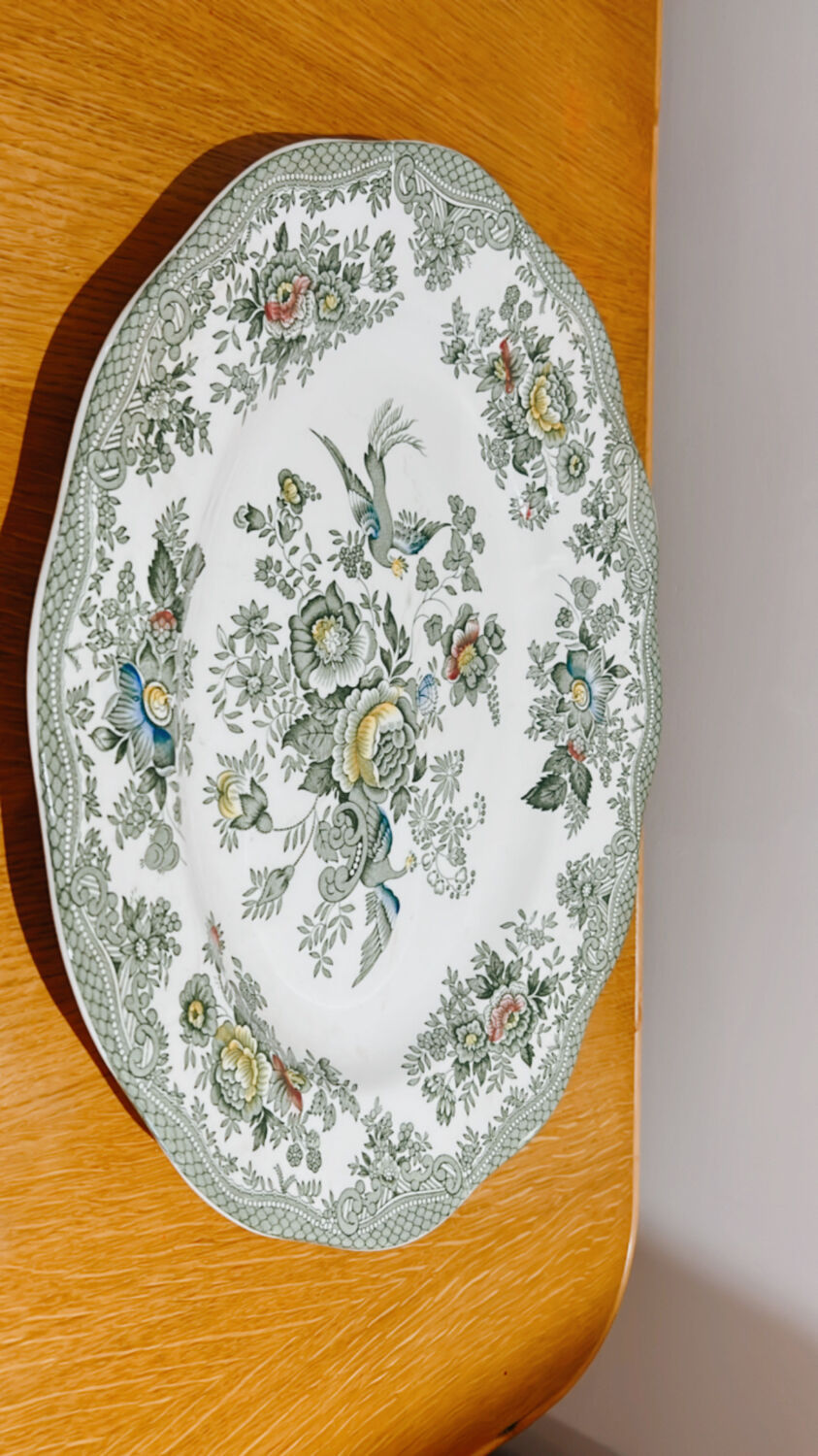 English porcelain dish