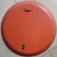 Miroir space age orange Schöninger 1960/70