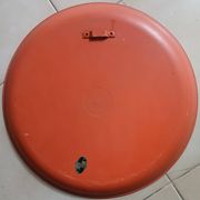 Miroir space age orange Schöninger 1960/70