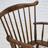 1960-70s, Danish design by Farstrup Stolefabrik, reupholstered rocking chair.