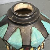 Pair of Art Deco Vases 1930 signed Henri Delcourt