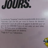 Original National Lottery suspense poster a single ticket for the week