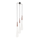 Drop pendant lamp by Uno & Östen Kristiansson for Luxus, Sweden, 1950s