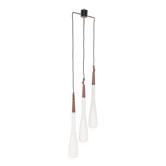 Drop pendant lamp by Uno & Östen Kristiansson for Luxus, Sweden, 1950s