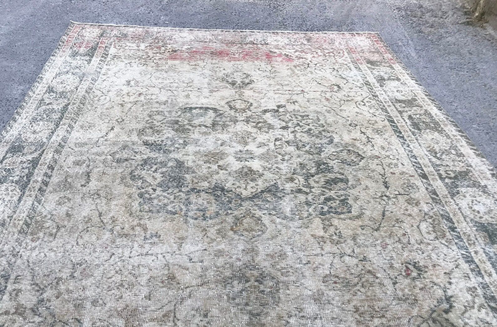 Neutral Pale Large Turkish Oversize Rug