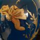 Pair of large vases Jaget and Pinon decoration with poppies 1920