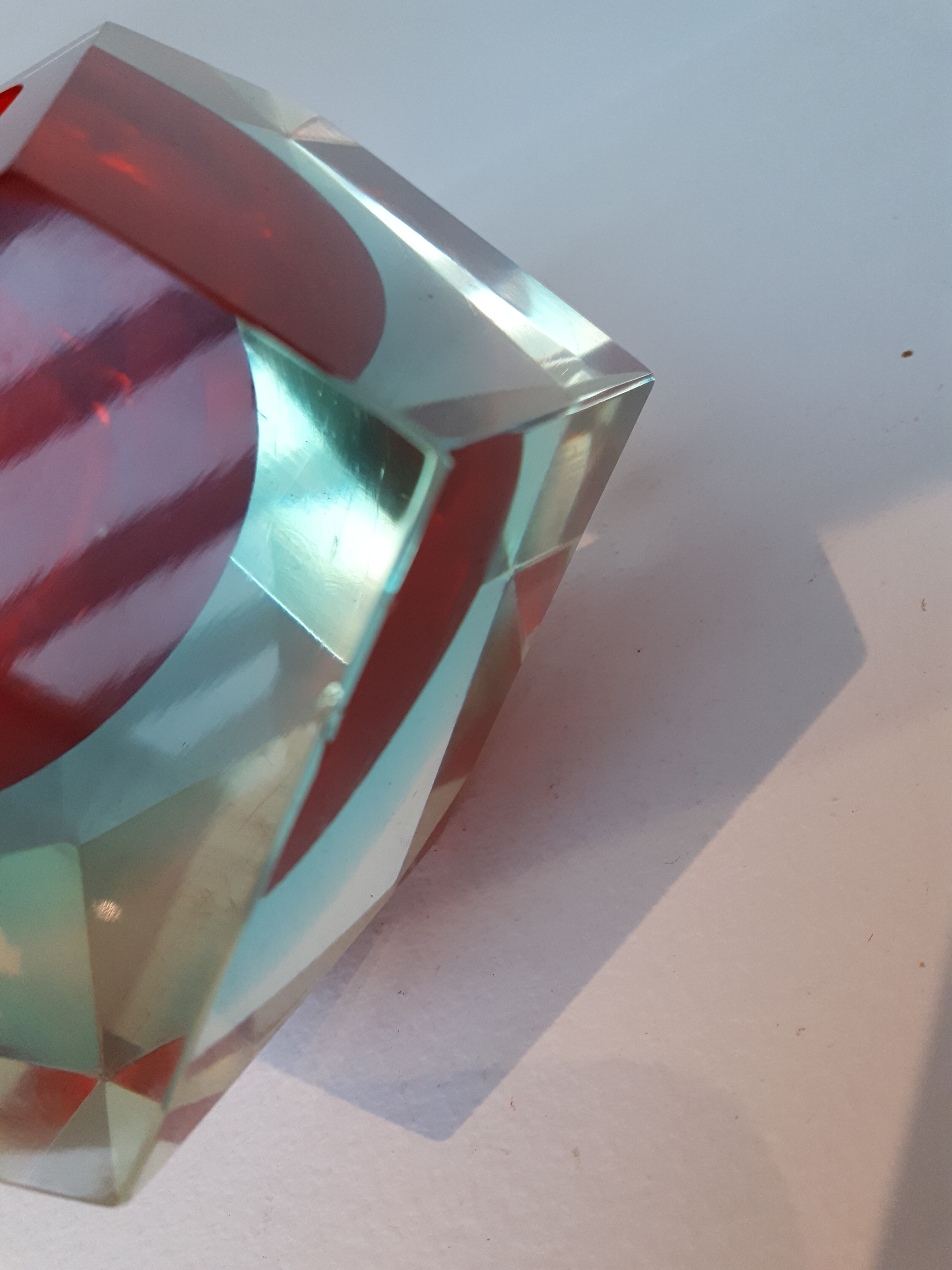 Vacuum pocke by Flavio Poli for Seguso in Murano glass from the 70's