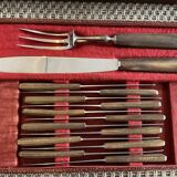 Box 28 pieces, knives and service cutlery