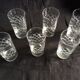 6 cut crystal glasses