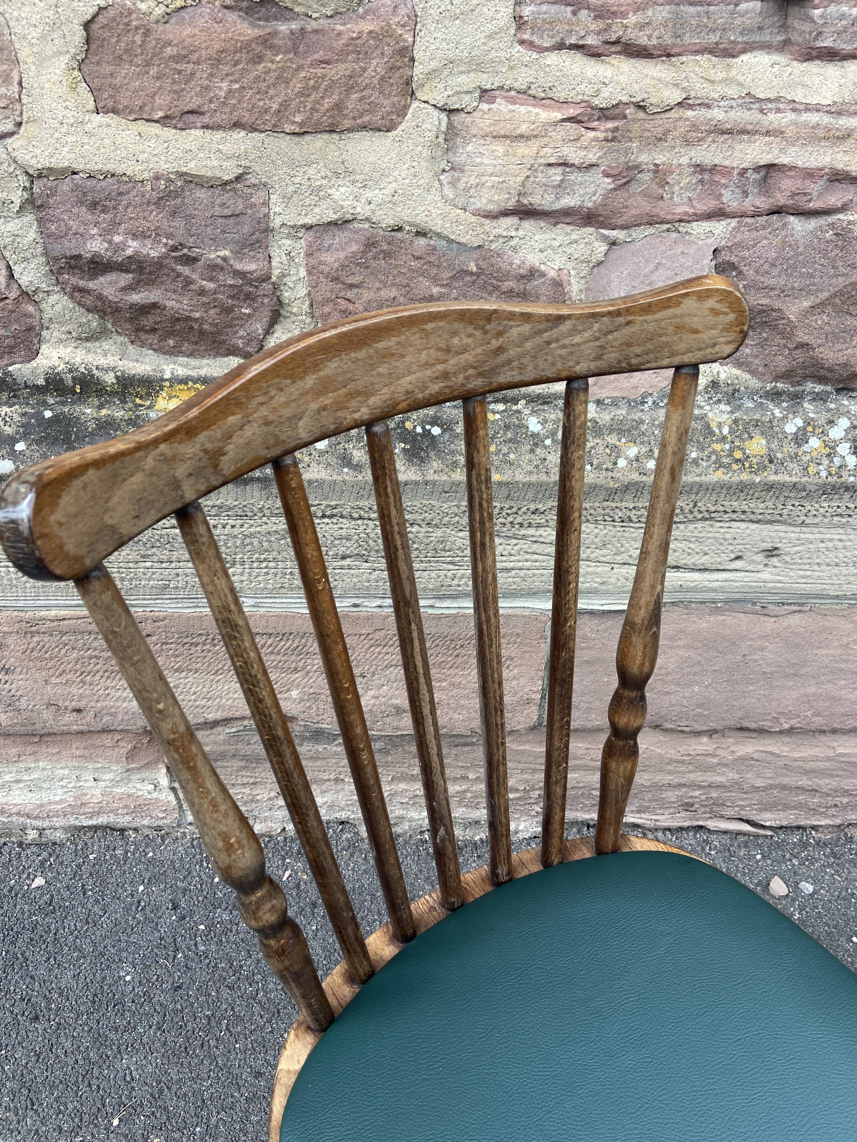 2 vintage Baumann Restaurant cafe chairs