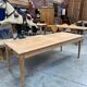 Ancienne table de ferme pieds fuseaux