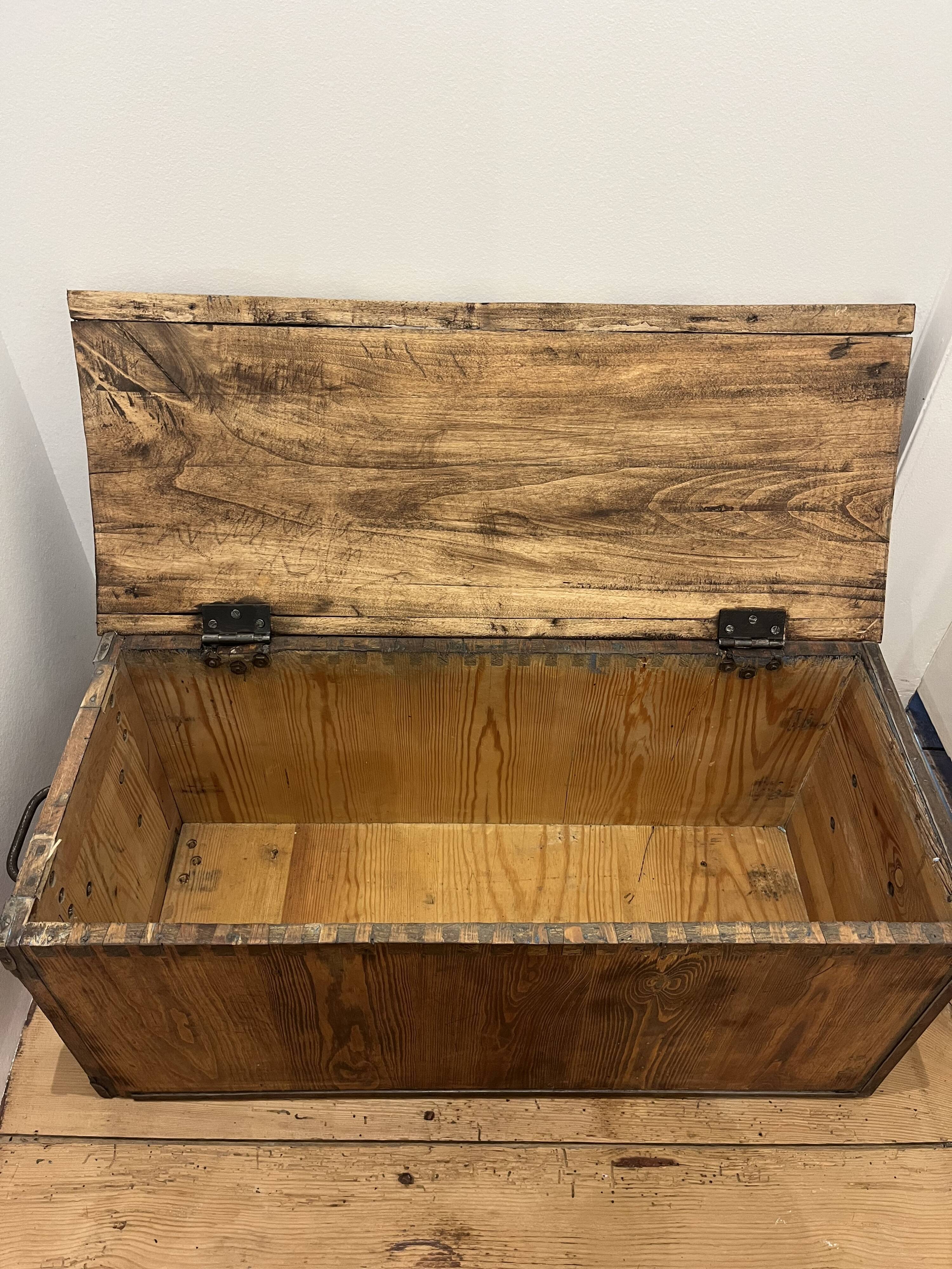 Wooden chest