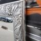 Silver art deco mirror around 1930