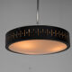 Mid-century black and white chandelier, 1960