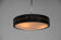 Mid-century black and white chandelier, 1960