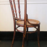 Pair of bistro chairs signed Thonet