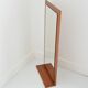 Scandinavian teak wall mirror 1960