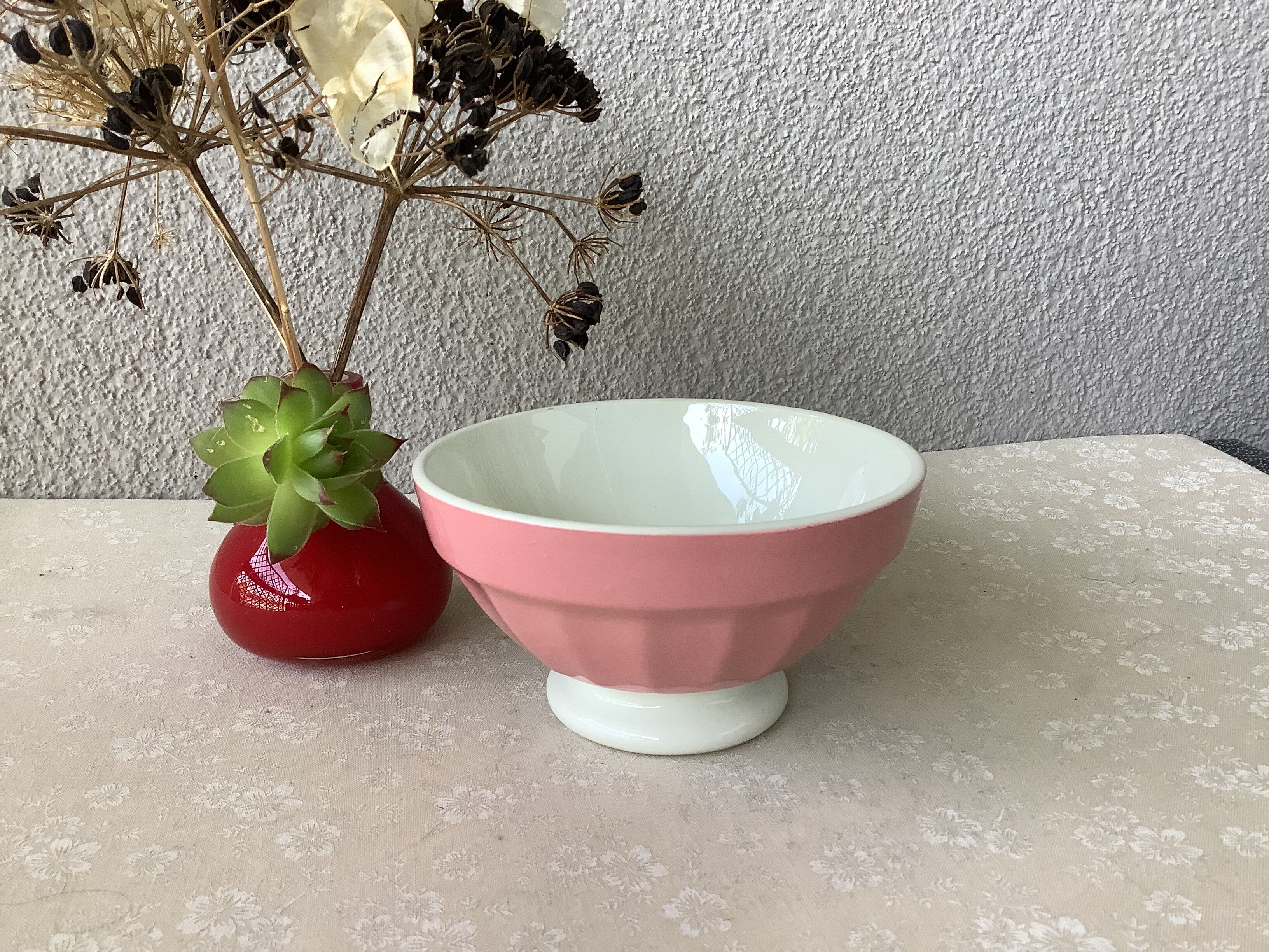 Pink Digoin Bowl - Medium Model