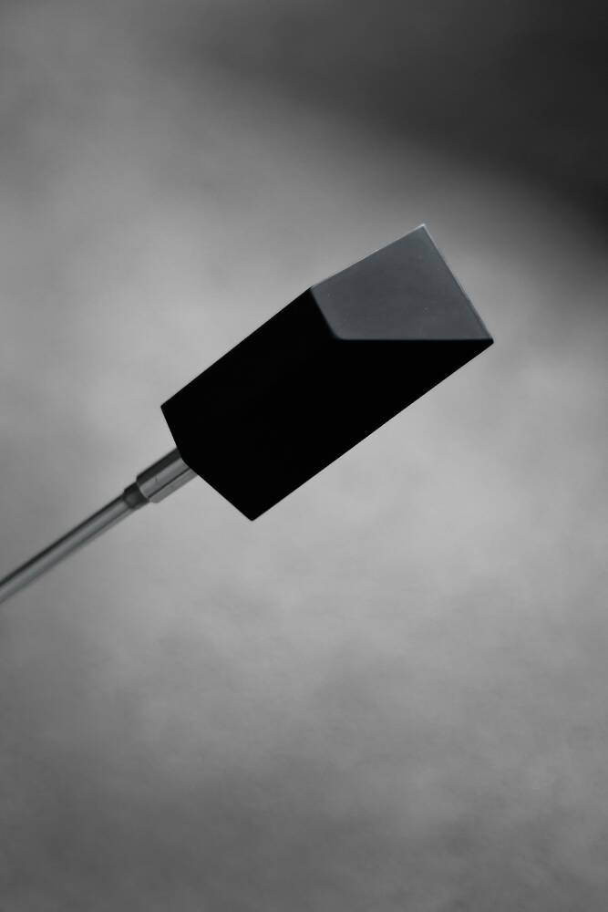 Mid-Century Modern Minimalist Black Desk Lamp by Massive, Belgium, 1980s