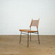Set of 6 Maple and iron "Shovel" chairs by Paul Mccob