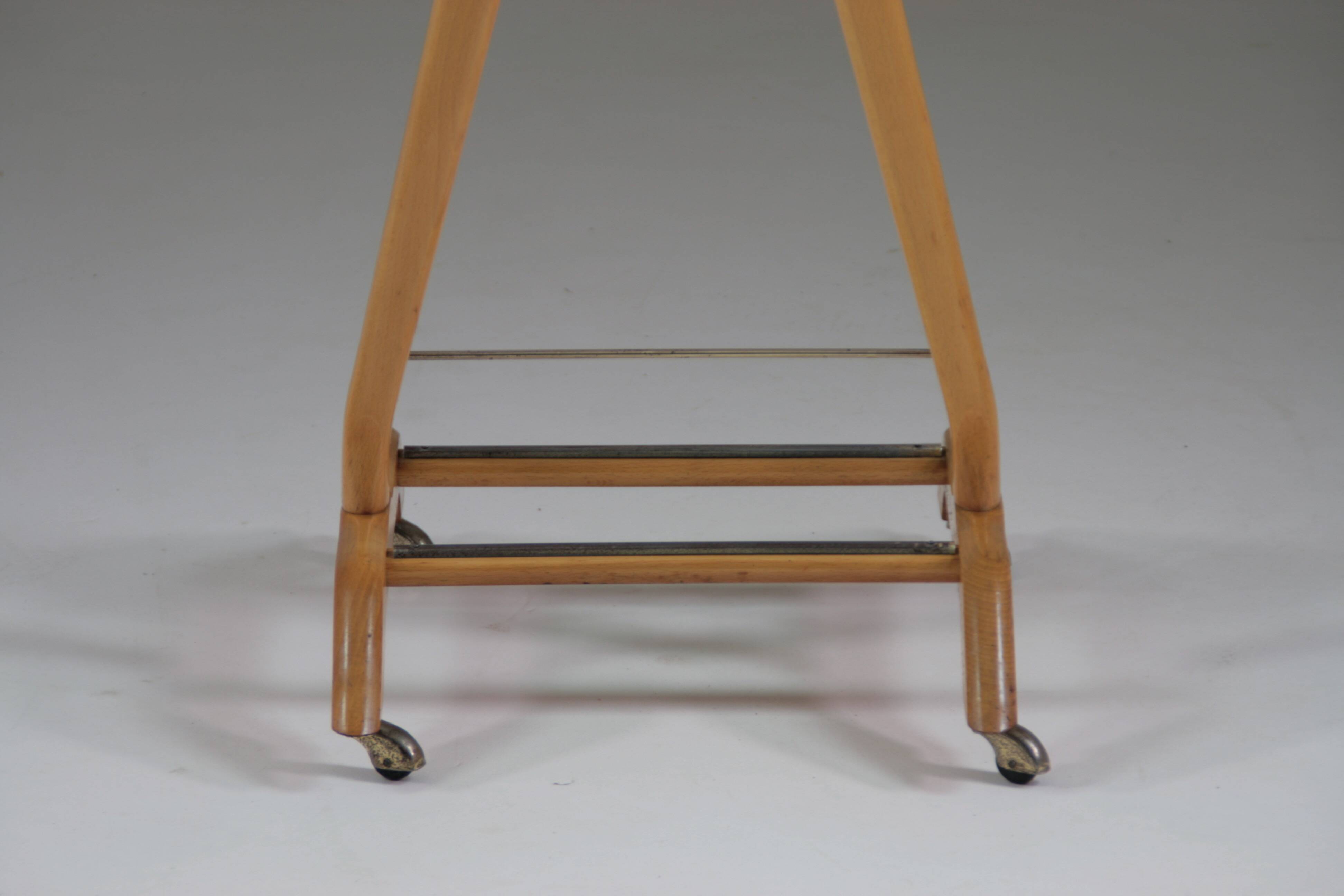 Vintage Italian beech valet by Ico Parisi for Fratelli Reguitti, 1950s