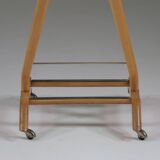 Vintage Italian beech valet by Ico Parisi for Fratelli Reguitti, 1950s