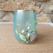 Tasse/choppe en verre émaillé