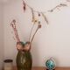 Belgian wild rose slip vase 178