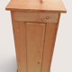 Pair of moulded light wood bedside tables.