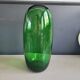 Large green glass vase