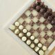 Onyx and marble chess set
