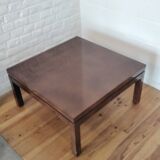 Brown lacquered designer coffee table