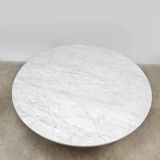 Vintage marble low dining table PK54 Poul Kjaerholm for Fritz Hansen 1990