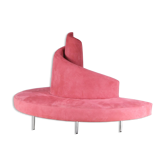 1980s Tatlin round sofa by Edra Italy
