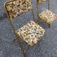 2 folding chairs lausanne vintage tapestry