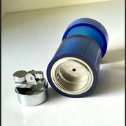 Vintage SAROME Japan Table lighter in Blue Plastic