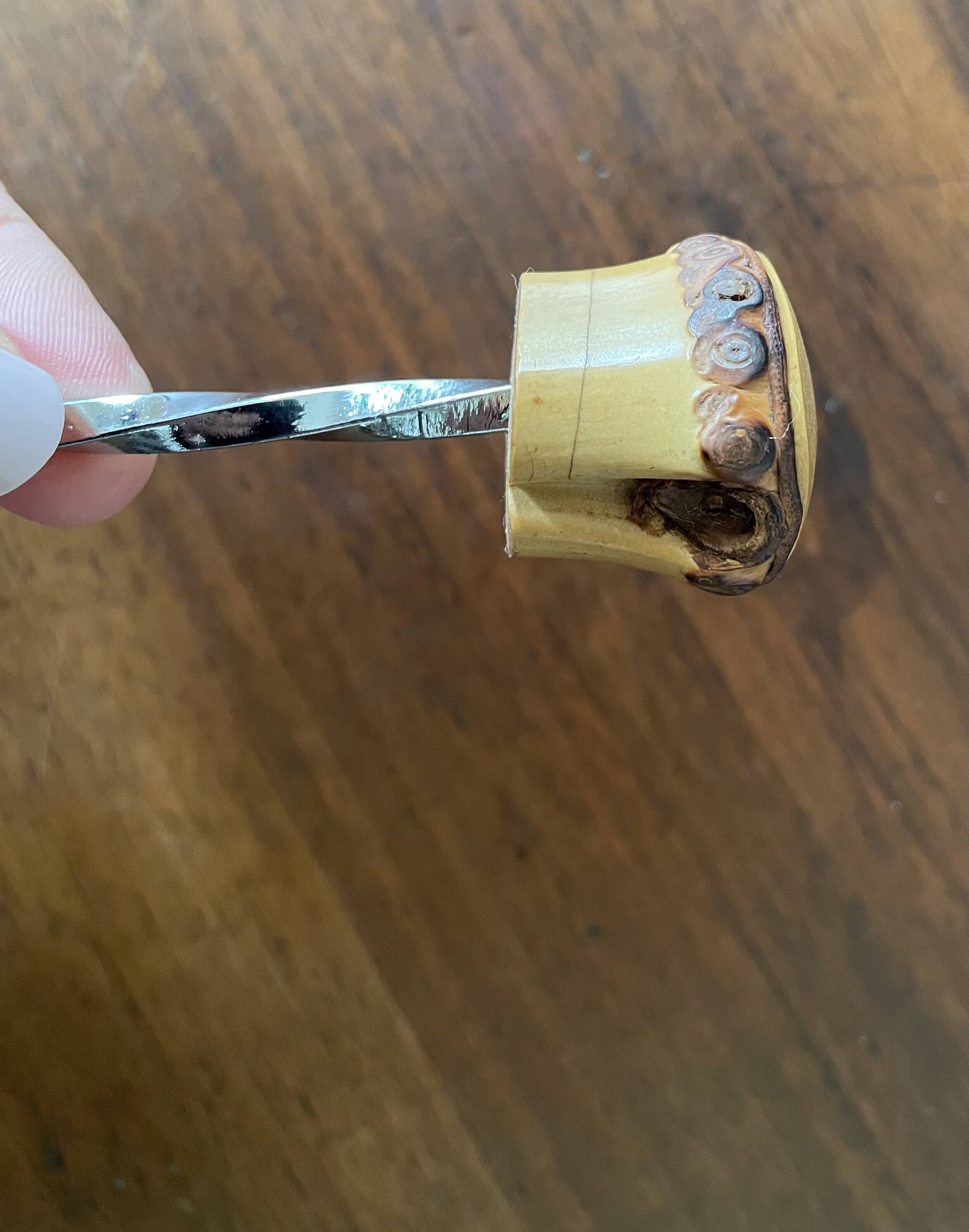 Vintage bamboo handle cutlery