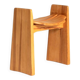 “Jonte” Pine Stool by Gilbert Marklund for Furusnickarn AB, Sweden, 1969