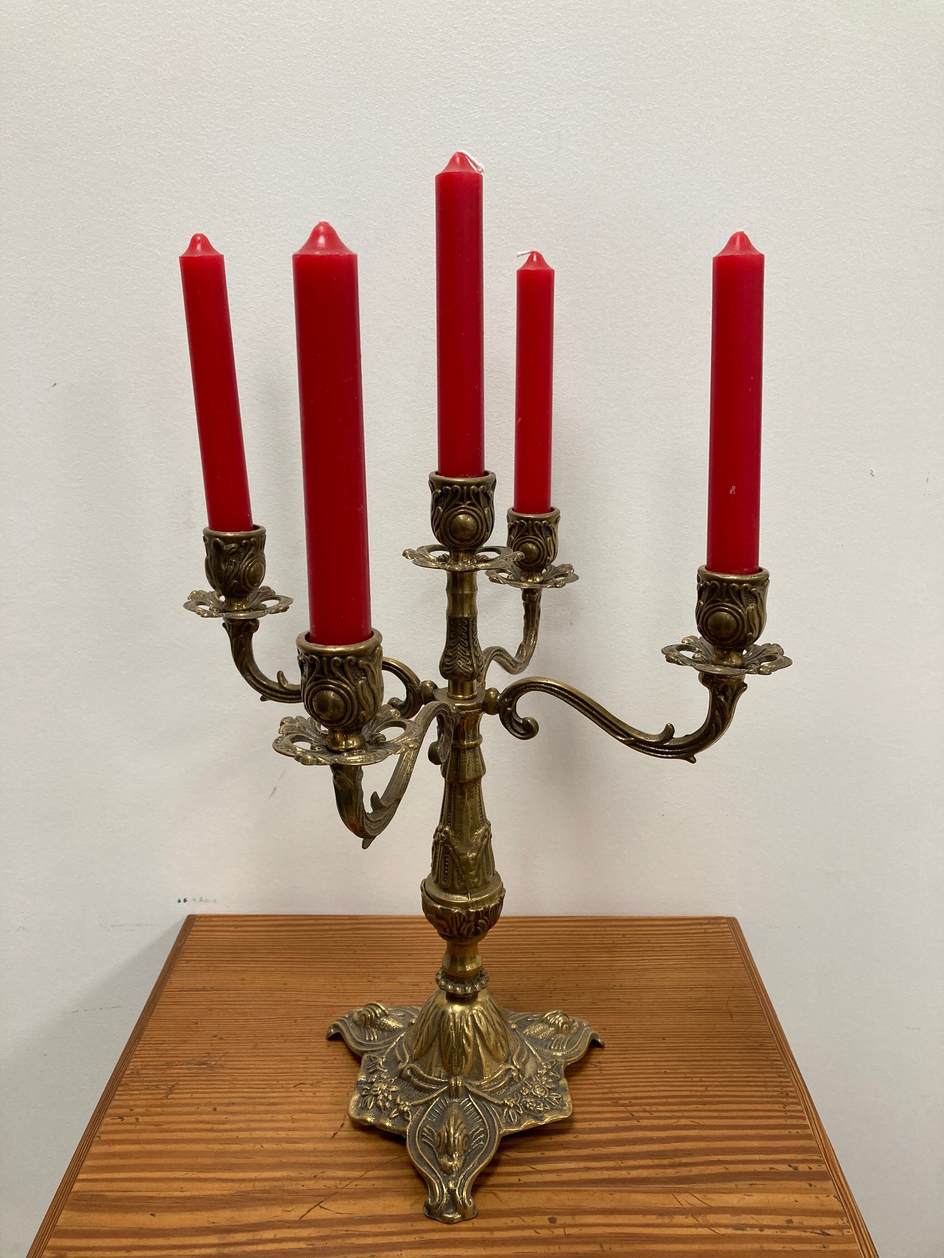 Five-branched chandelier