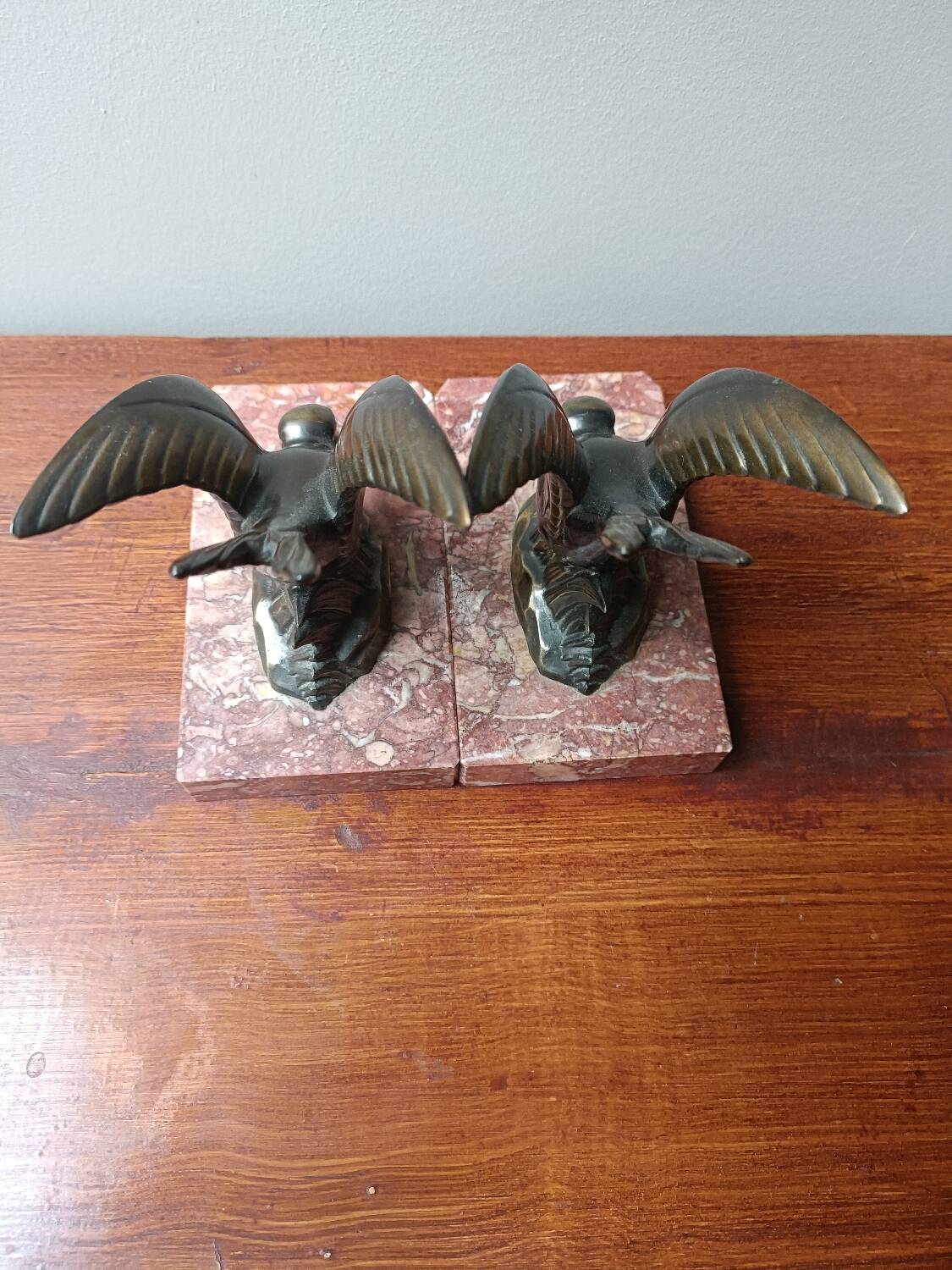 Art Deco Bird Bookends