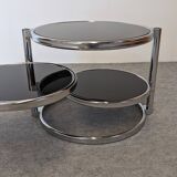 Space Age 3-tier coffee table by Leitmotiv-Swivel, Netherlands circa 1970