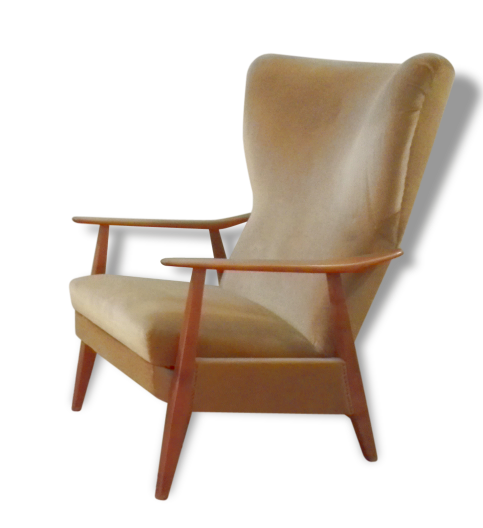 Armchair Relax Scandinavian Shepherdess wingback chair years Scandinavian 50 60
