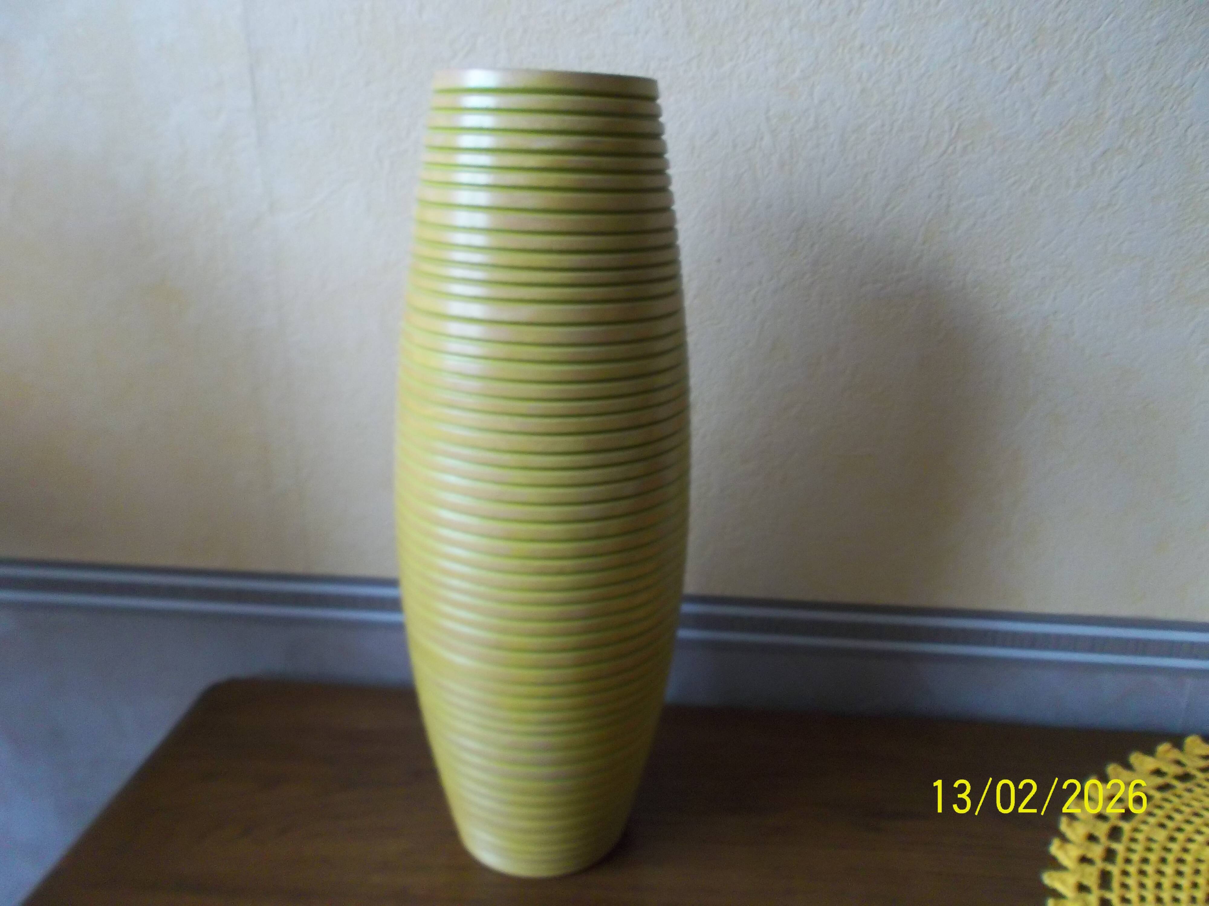 Wooden vase