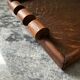 Art Deco teak plateau