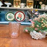 Set of 6 Rosaline pink water glasses