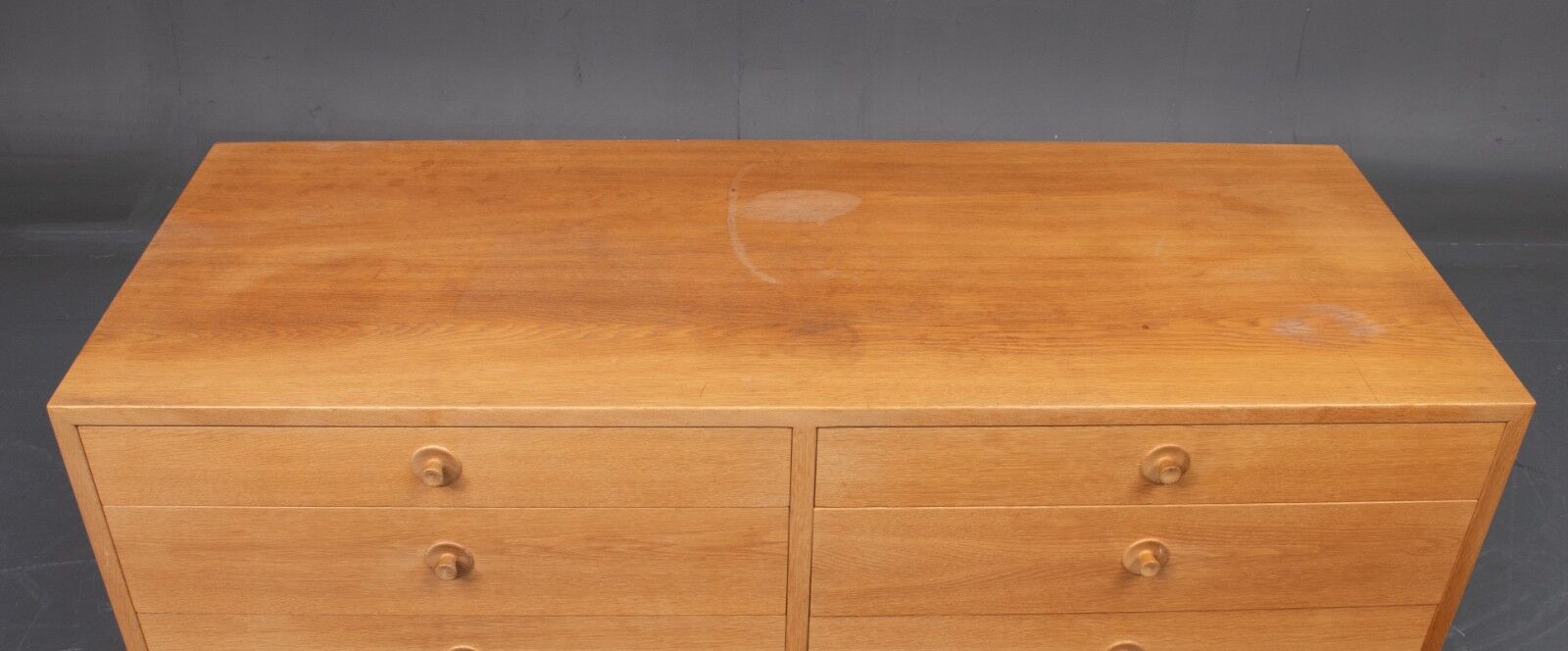 Børge Mogensen double oak chest of drawers