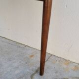 Scandinavian teak tripod coffee table 1960s