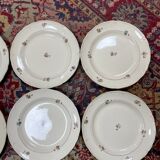 10 assiettes plates Moulin des Loups Beauce